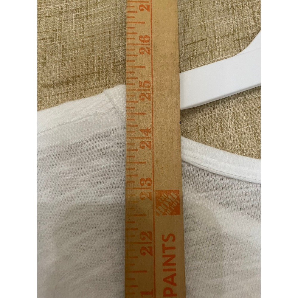 We The Free Relaxed Fit White Tee T-Shirt Top Women's Large Everyday Casual - Picture 7 of 7